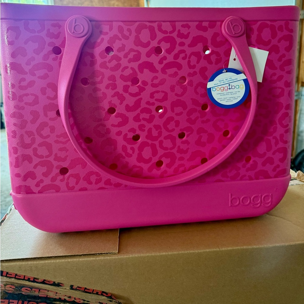 BOGG BAG Pink Leopard Original Tote